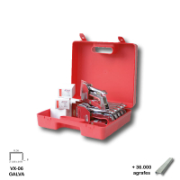 Coffret 6 agrafeuses 11/08 m1 + 36000 agrafes