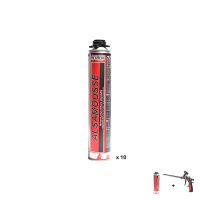 Kit mousse pu comprenant 12 cartouches 750ml