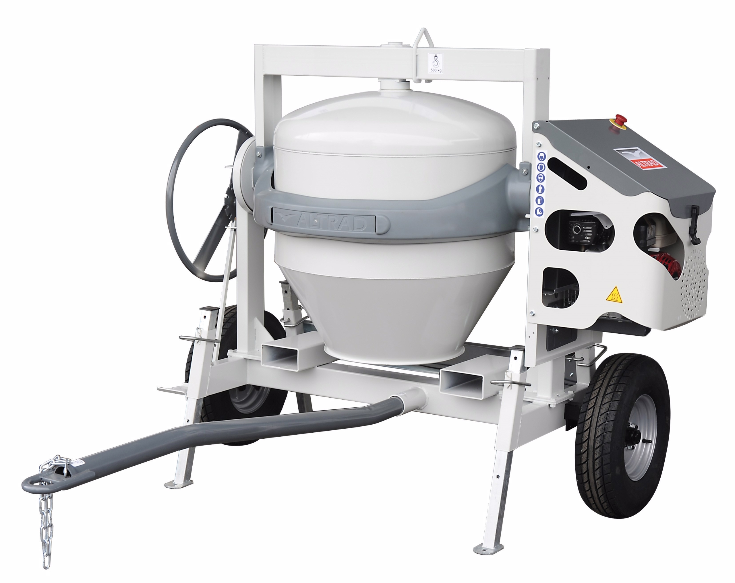 Bétonnière st350 tractable moteur thermique