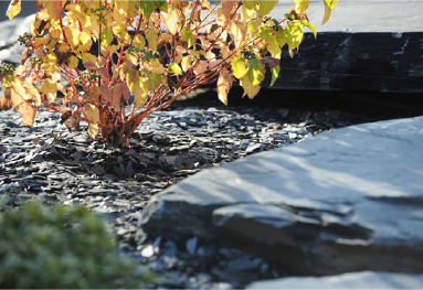 Bloc naturel brut ardoise gris/noir