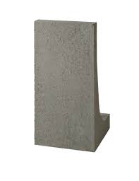 Bloc béton en l gris lisse – h.50 x l.40cm