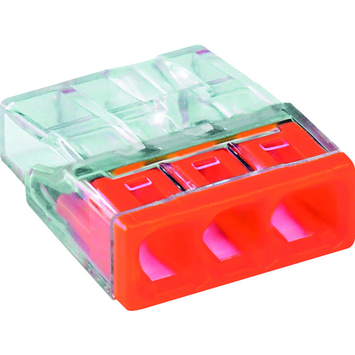 Borne wago 3 fiches blister de 30 pieces