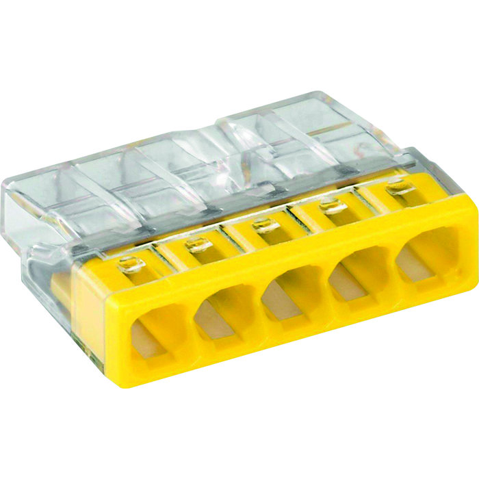 Borne wago 5 fiches blister de 20 pieces