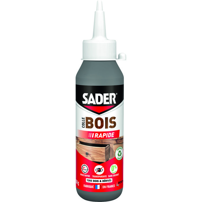 Colle bois rapide biberon 100g.