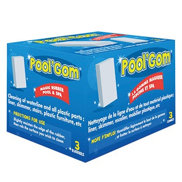 Boite de 3 eponges pool gom