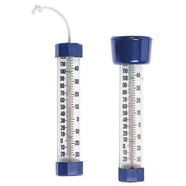 Thermometre flottant plastique 16cm