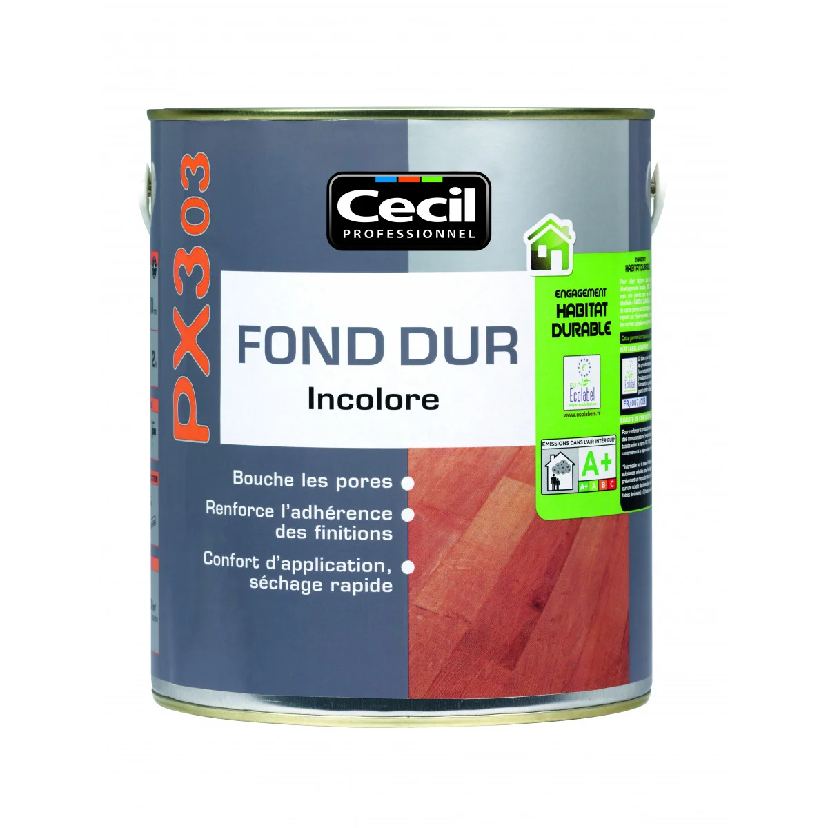 Fond dur px303  incolore 2,5 l