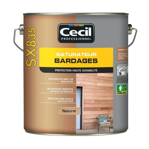 Saturateur sx835 bardages naturel 5 l