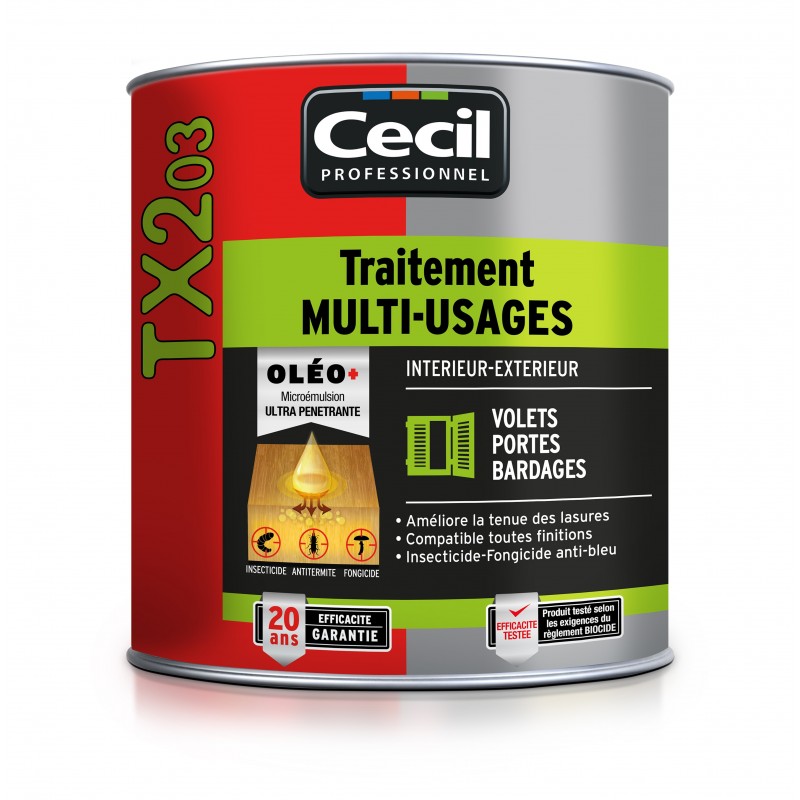 Traitement tx203 bois ext. curatif preventif