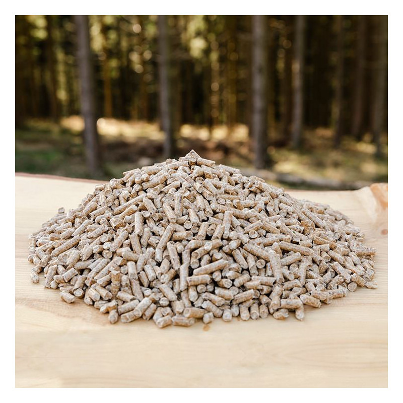 Granule bois 100% resineux sac de 15kg