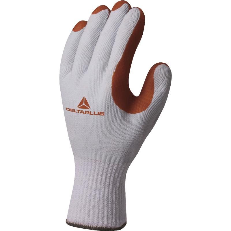Gant tricot coton/polyester – paume enduite