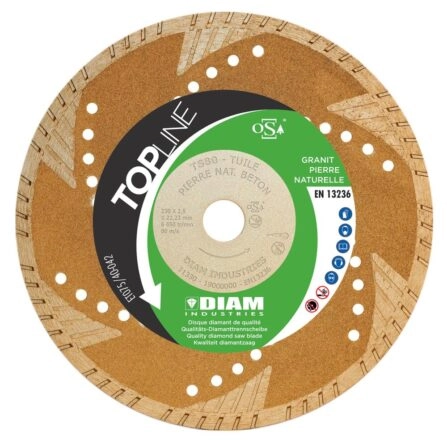 Disque diamant pour tuile dure/granit 230mm