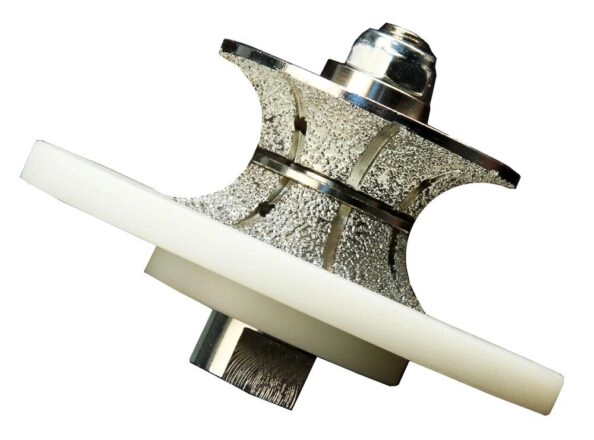 Meule de faconnage ø65mm profil 1/2 rond