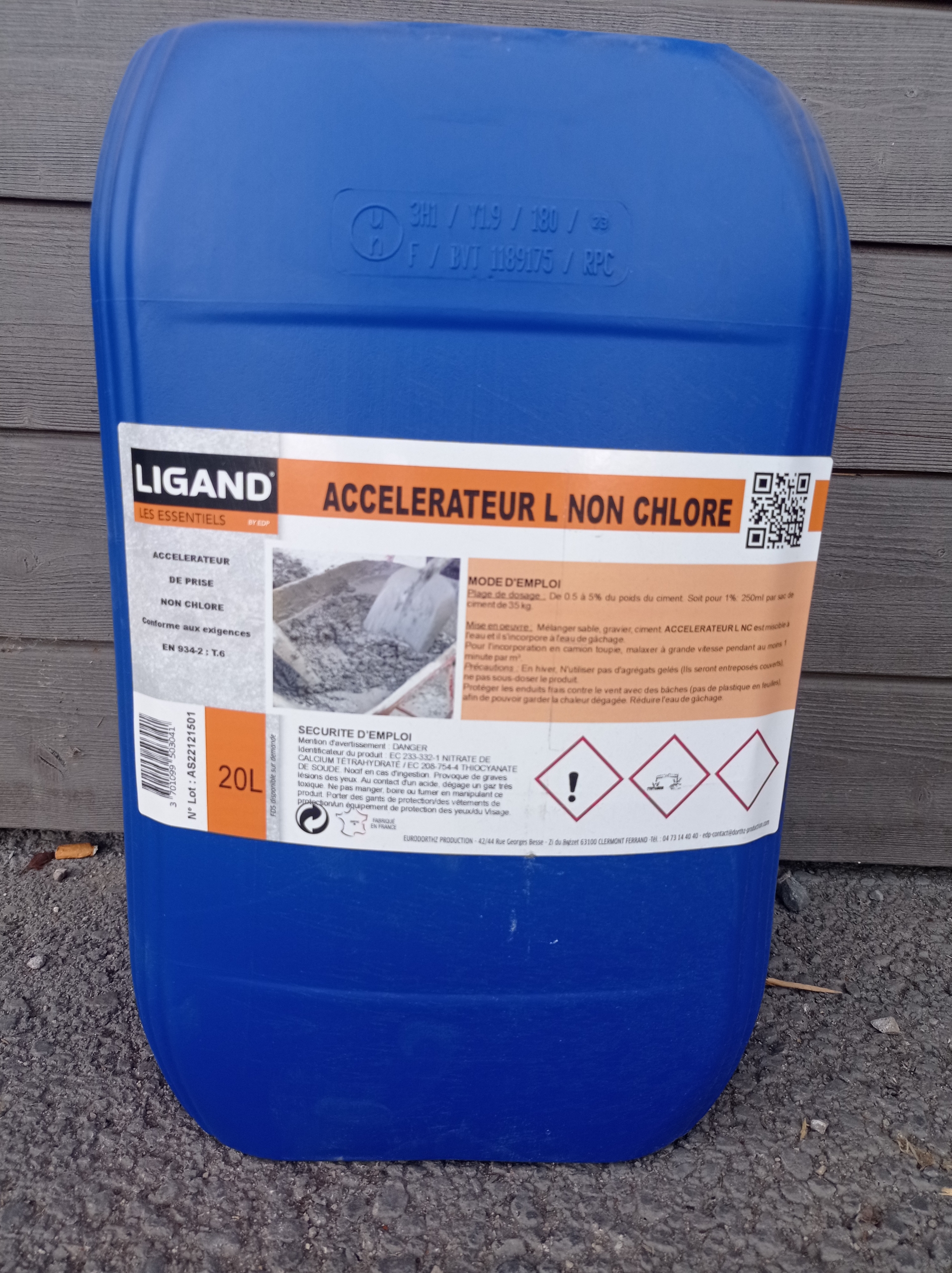 Accelérateur l liquide bidon de 5 litres