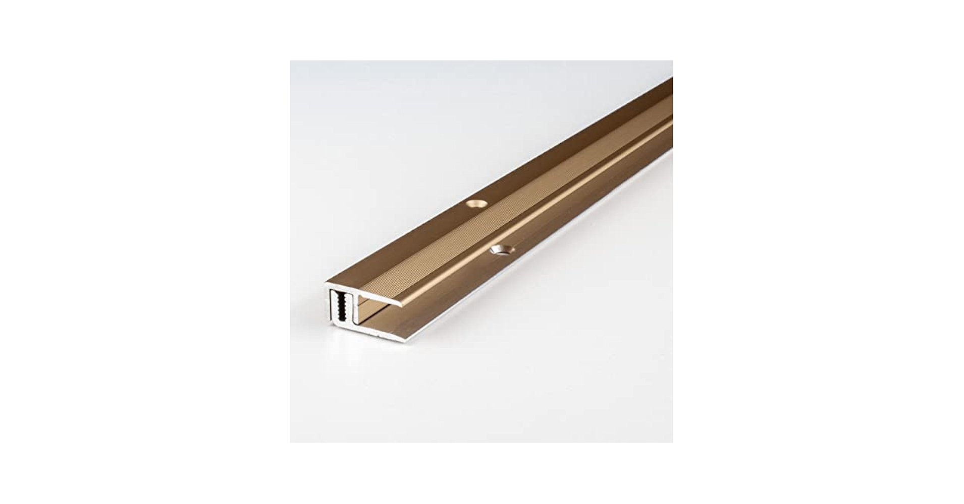 Arret droit pour plinthe alu anodise reno