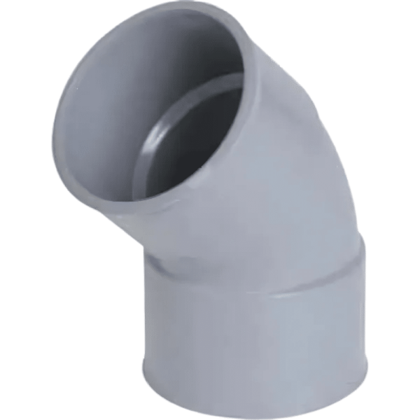 Coude pvc de 125 a 45° ff