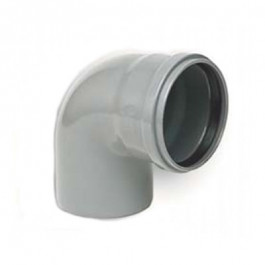 Coude pvc assainissement de 200 a 87 ° mf