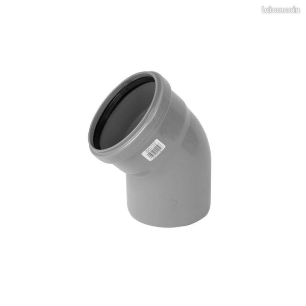 Coude pvc assainissement de 315 a 45  °mf