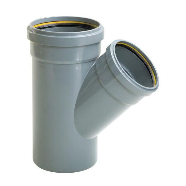 Culotte pvc  assainissement 160 a 45° mf