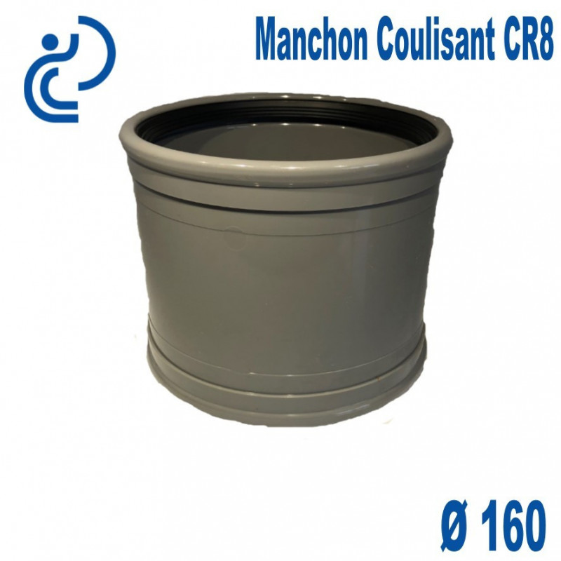 Manchon pvc assainissement coulissant de 160