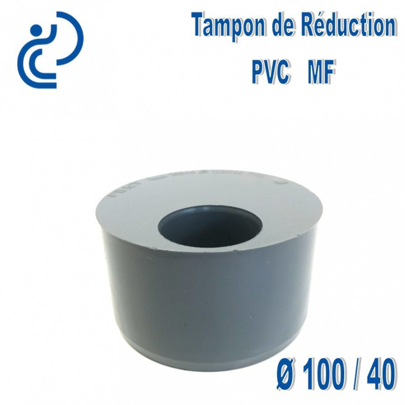 Tampon réduction 100 a 40 pvc