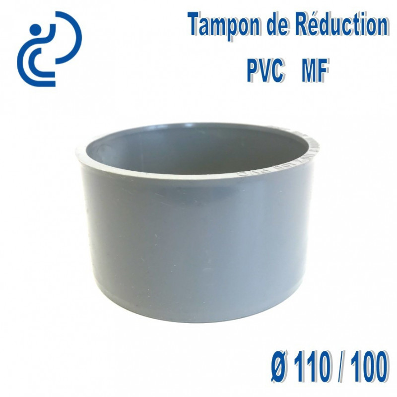 Tampon réduction pvc ø 110 à 100