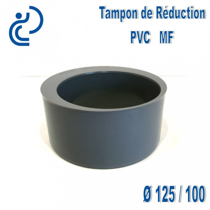 Tampon réduction pvc ø 125 à 100