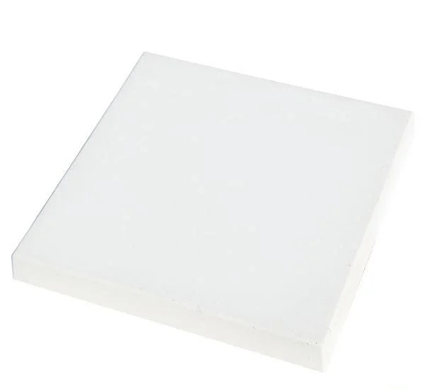 Chapeau de pilier 500 x 500 blanc cassé