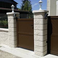 Element pilier 400x400x200 targa blanc casse