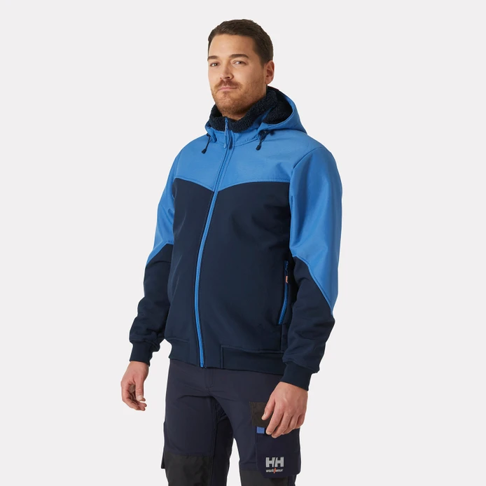 Blouson hiver oxford bleu marine 595