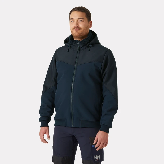 Blouson hiver oxford bleu noir 990