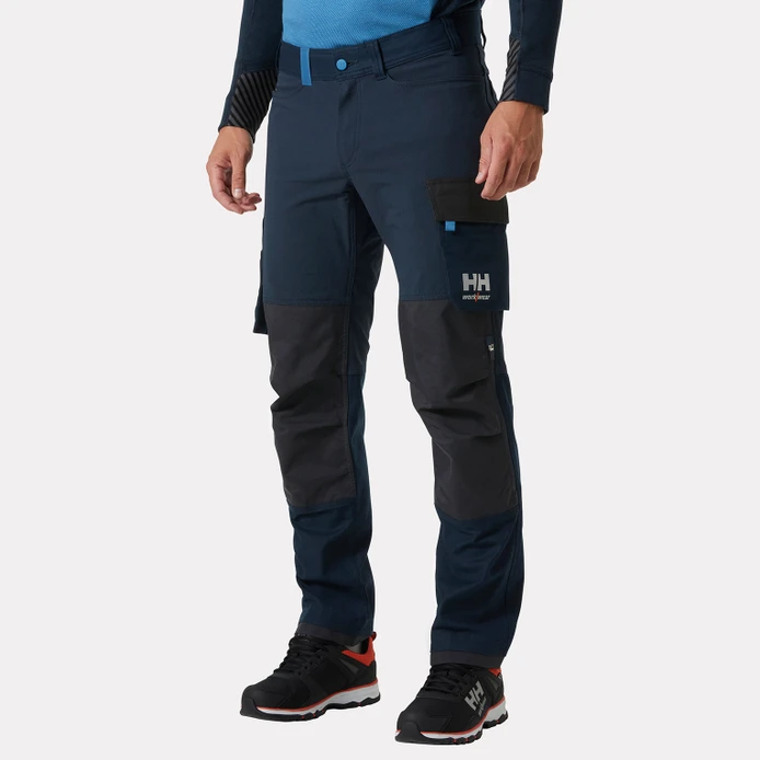 Pantalon oxford work bleu/noir 599