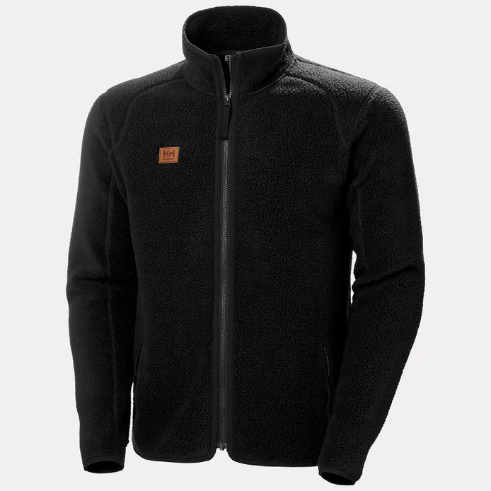 Veste polaire a capuche heritage noire 990