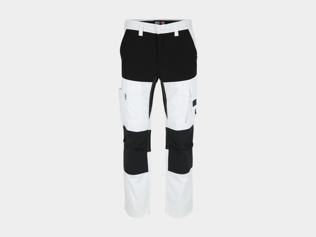 Pantalon hector blanc/noir
