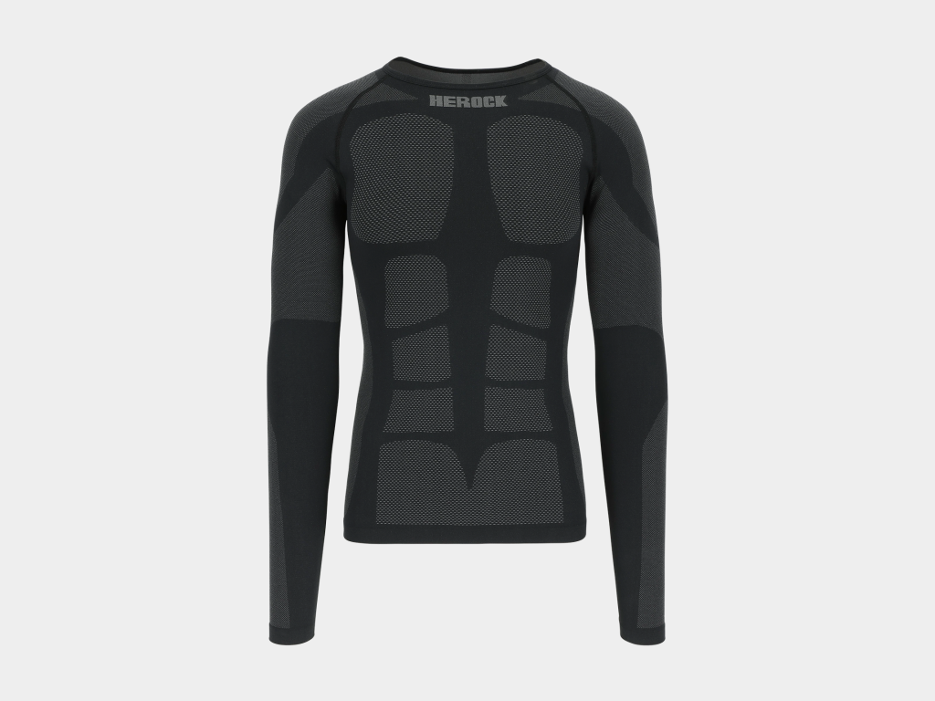 T-shirt thermique nikos noir