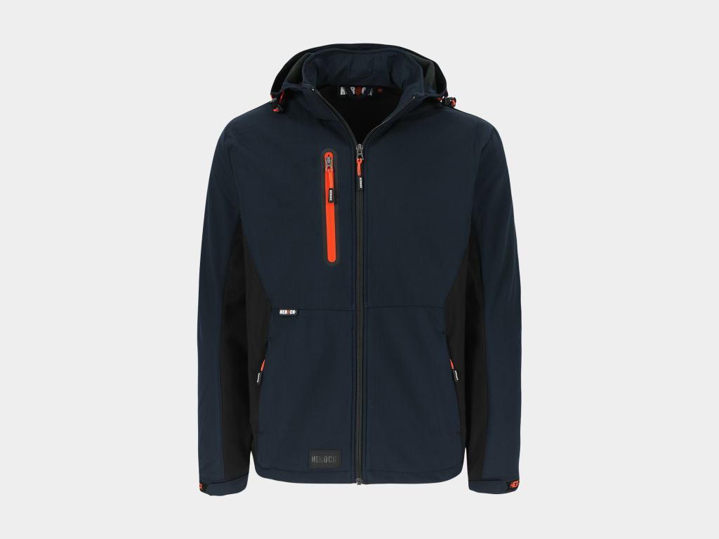 Veste trystan softshell marine / noire
