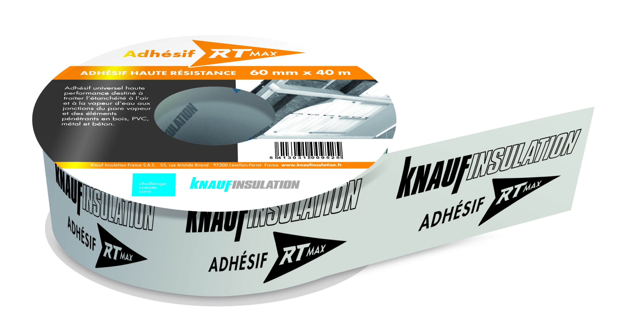 Adhésif rt max  larg. 60mm long. 40m