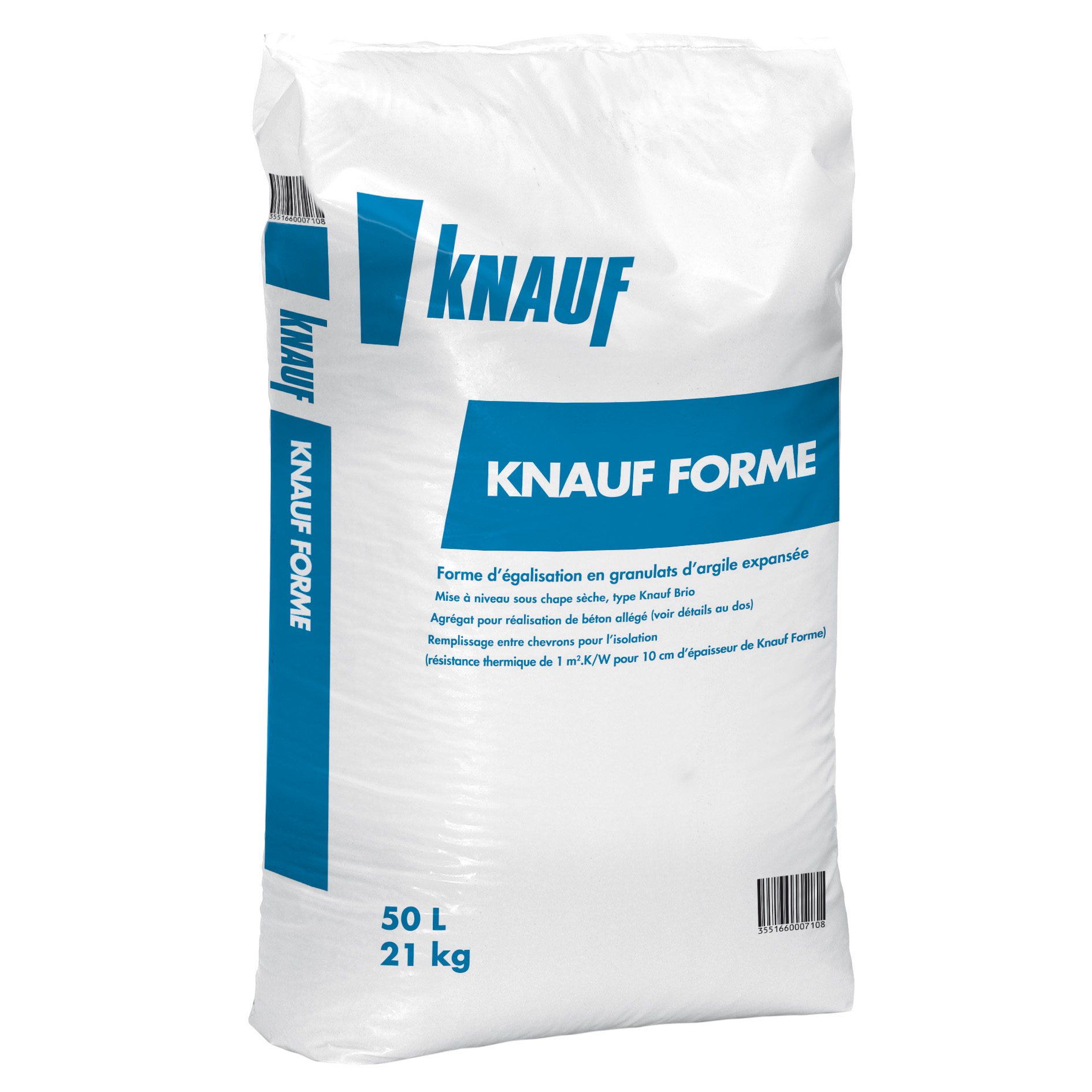 Knauf forme sac de 50 litres