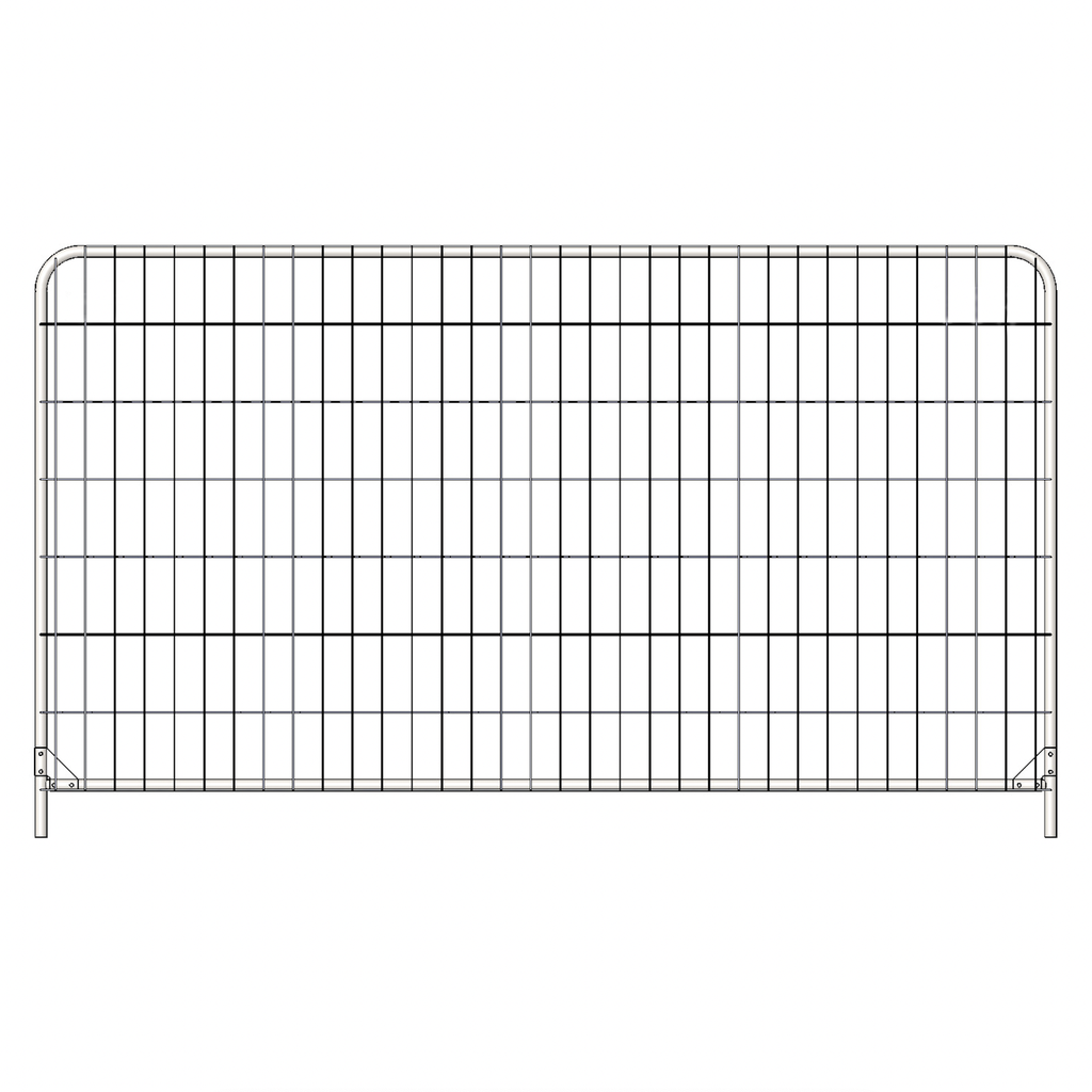 Clôture de chantier grillagée renforcée
