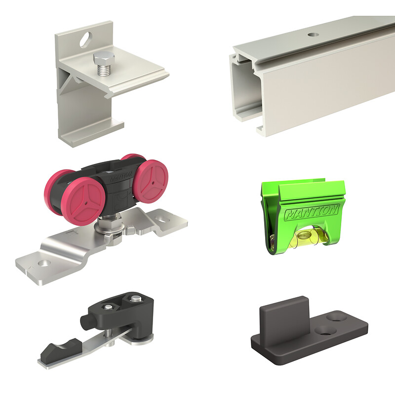 Système coulissant saf évolution pour porte