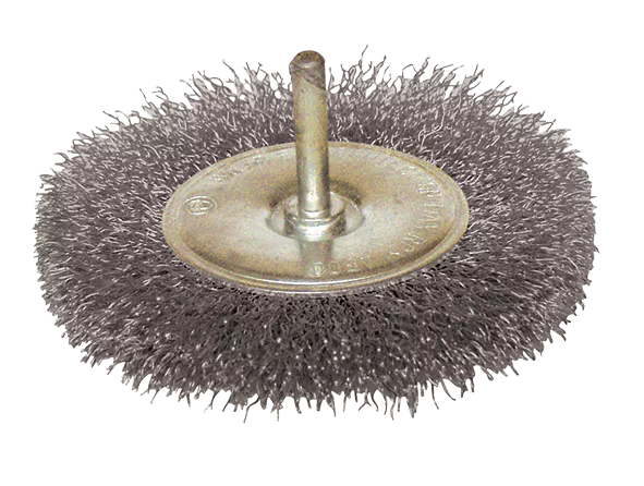 Brosse circulaire ø50 fil acier ondulé 0,30