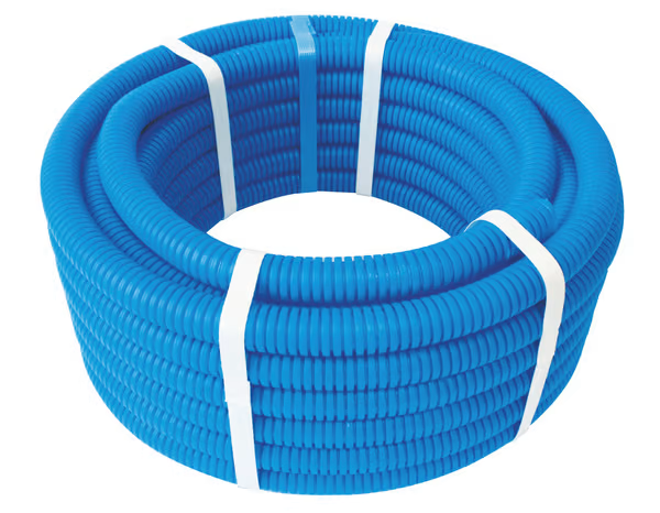 Couronne tube gainé bleu 20×2 50m