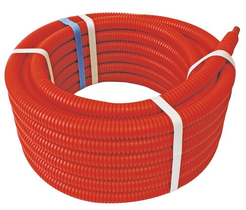 Couronne tube gainé rouge 20×2 50m