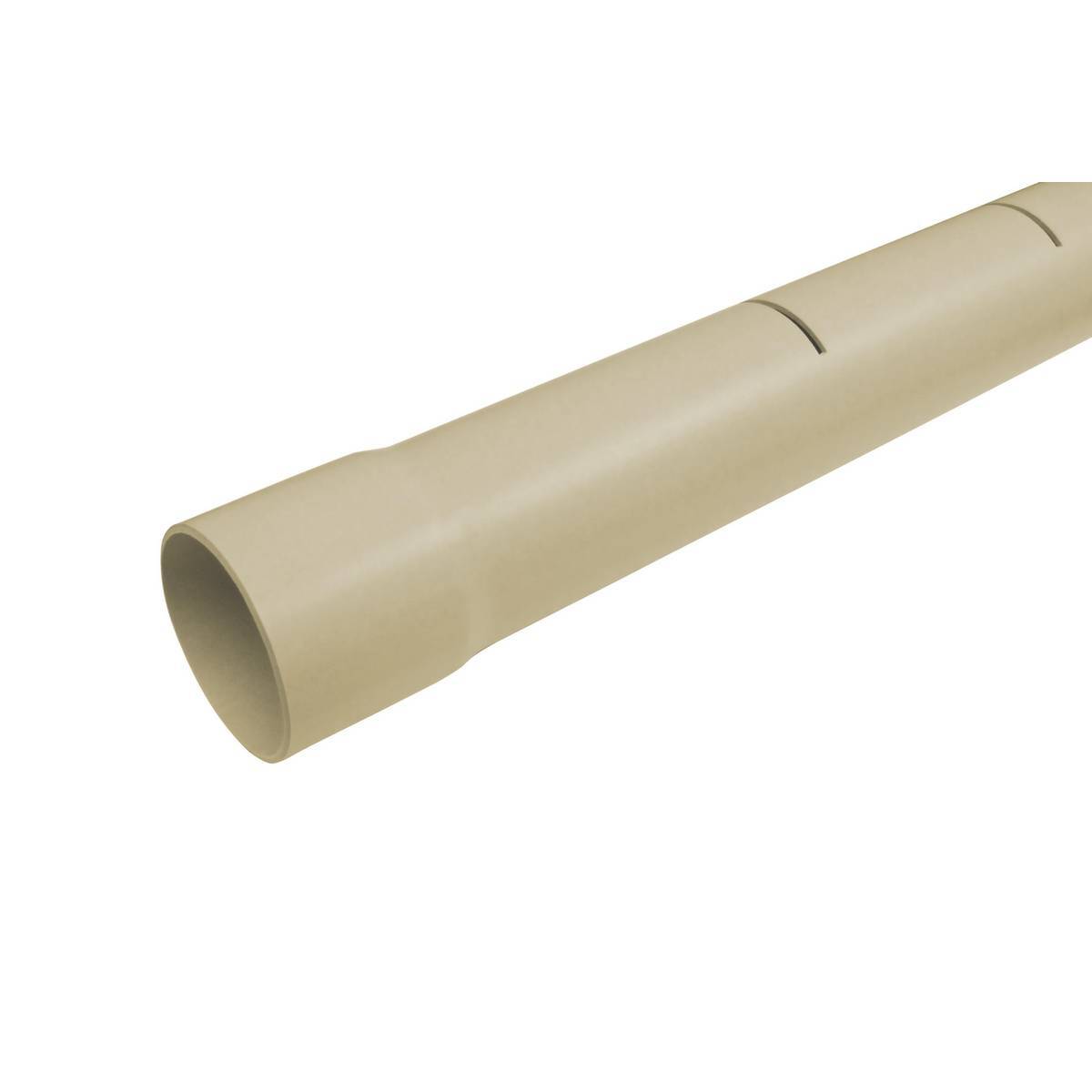 Tuyau epandrain pvc de 100 cr4 long. 4m.
