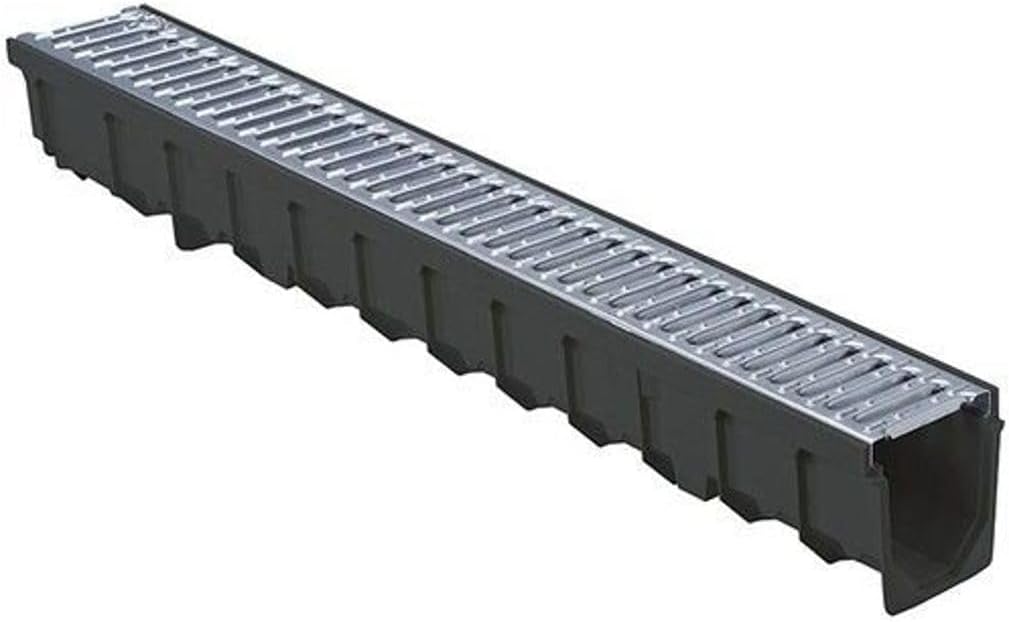 Caniveau mea en 1m00 meafluid 100 avec grille