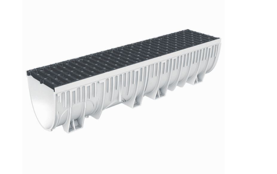 Caniveau mea mearin 100 avec grille fonte