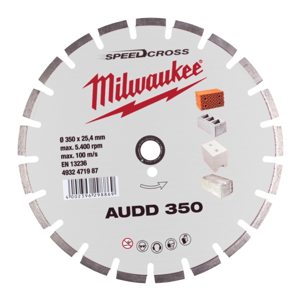 Disque milwaukee bois / pvc ø76mm