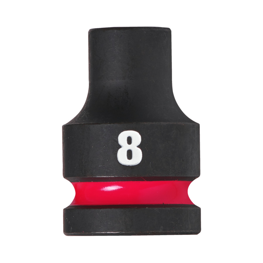Douille shockwave 1/2 hex courte 8 mm