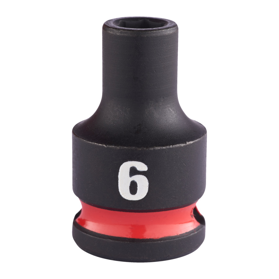 Douille shockwave 3/8&Prime; hex courte 6 mm