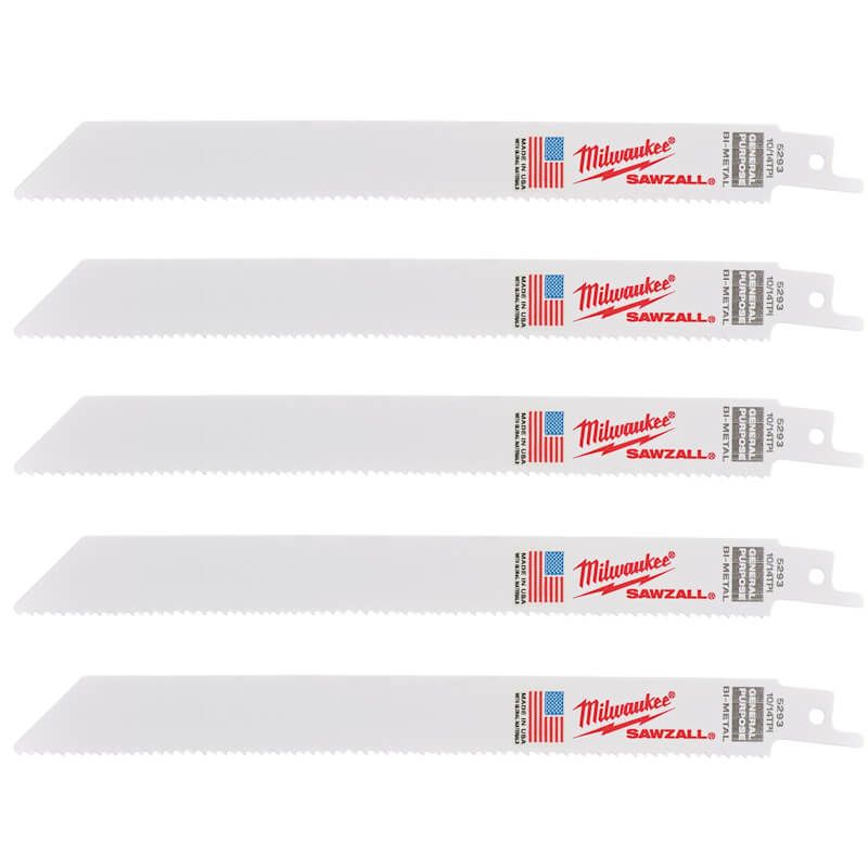 Lame scie sabre universelle 200mm (x5)